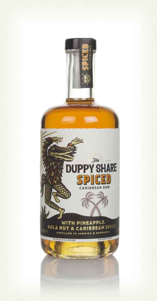 Duppy Share spiced rum tastes of pineapple and kola nut. 